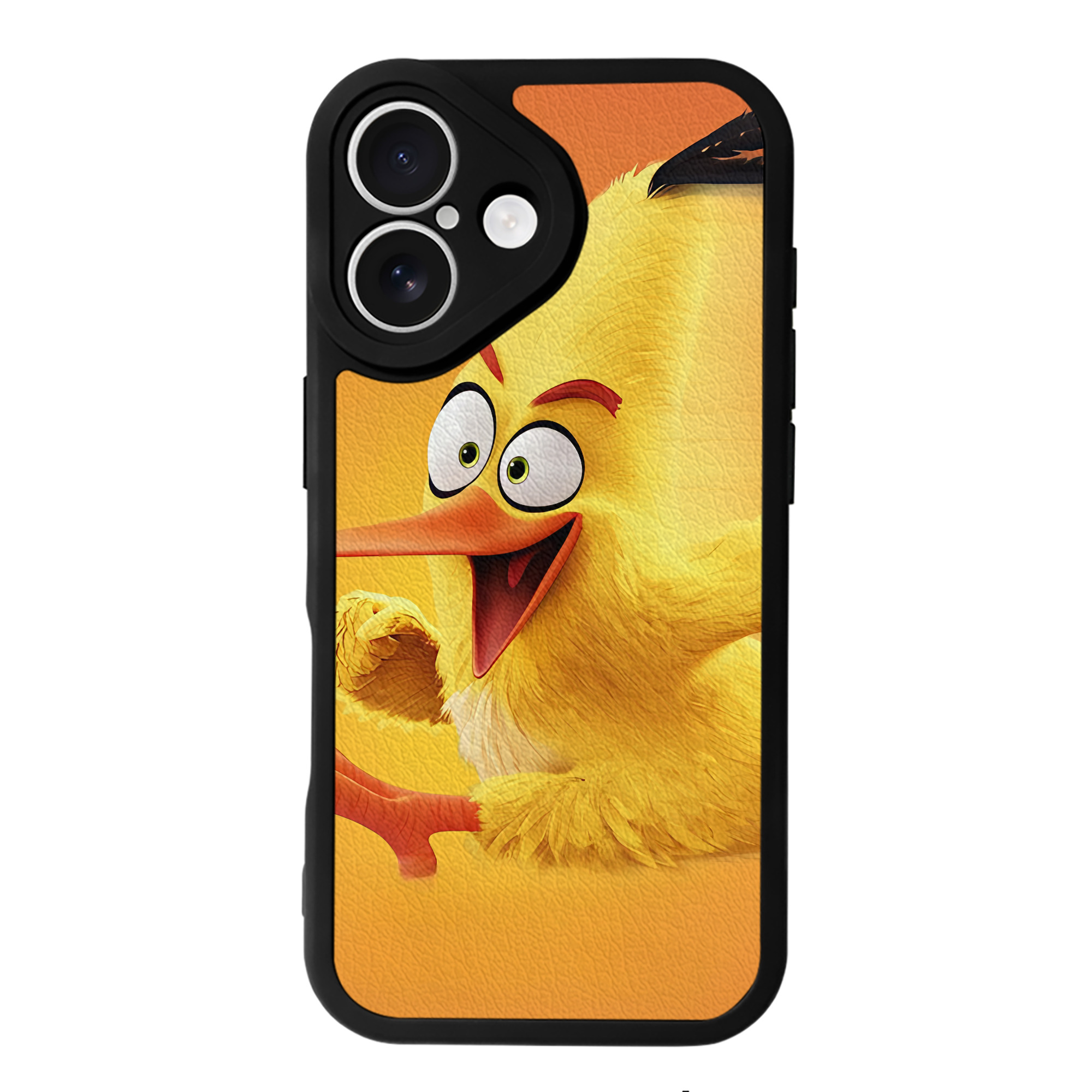 （画像用） Angry Birds アングリーバード 【iPhone 16シリーズ対応】シリコンスマホケース（レザー調） 材質：シリコン